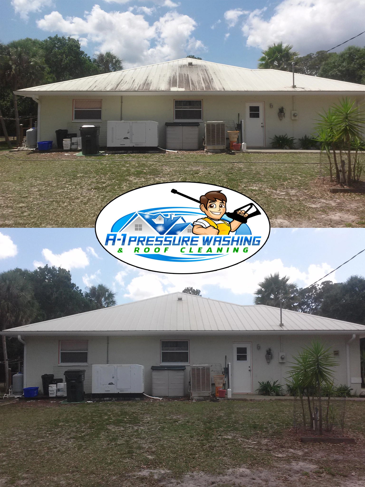 Metal Roof Cleaning | A-1 Pressure Washing & Roof Cleaning | 941-815-8454 